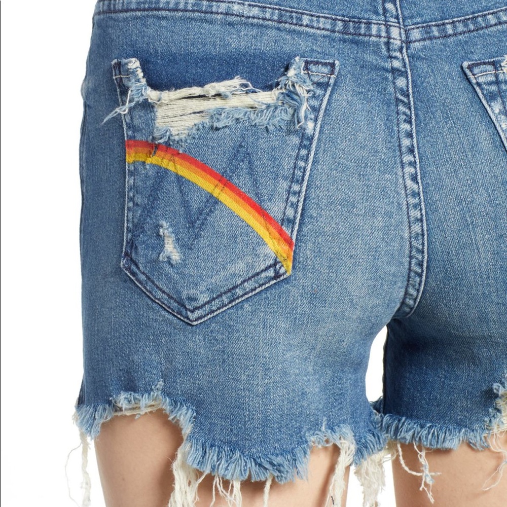 MOTHER | The Rascal High Waist Shorts